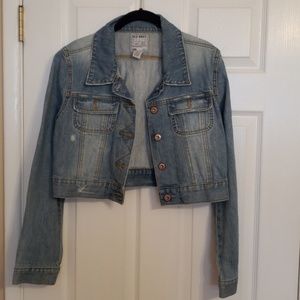 Old navy distressed Jean jacket